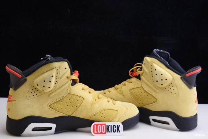 Reps TBK CN1084-300 6 TRAVIS YELLOW X SCOTT AIR JORDAN 0816